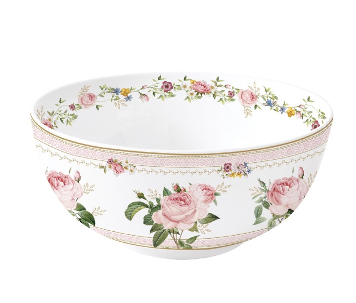 EASY LIFE porcelāna bļoda "Chant des Roses", Ø 23 cm   | 1