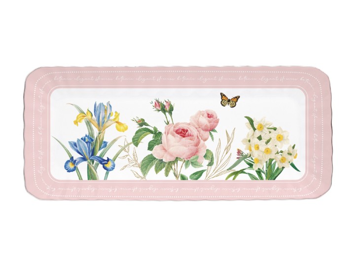 EASY LIFE porcelāna servēšanas šķīvis "Royal Blossom", 36 x16 cm  | 1