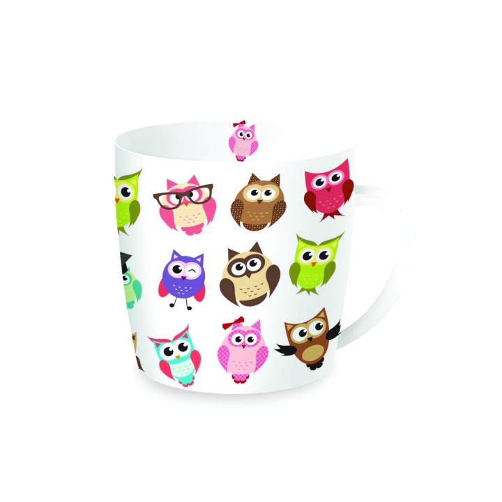 EASY LIFE porcelāna krūze "Owls Fancy", 350 ml  | 1