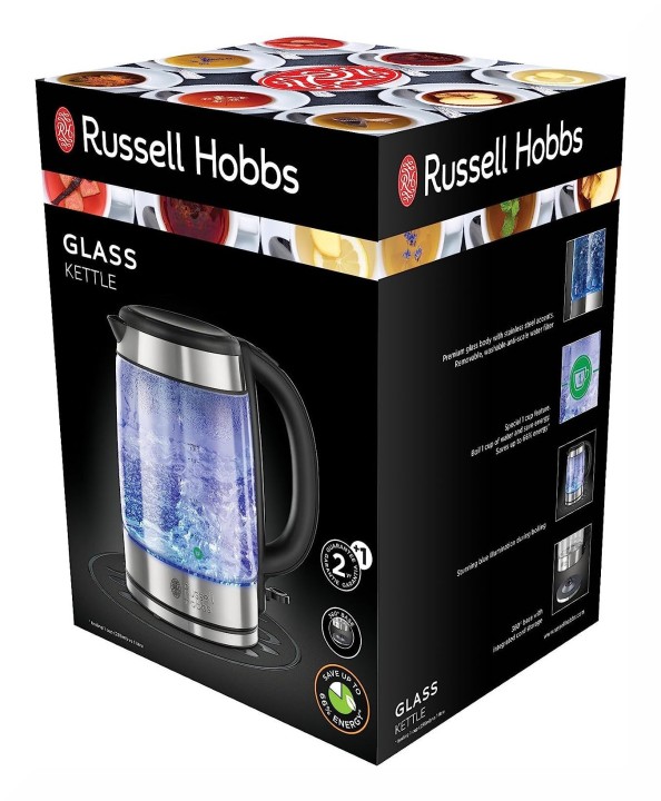 „Russell Hobbs” elektriskā tējkanna „Glass”, 1,7 l, 21600-57  | 6