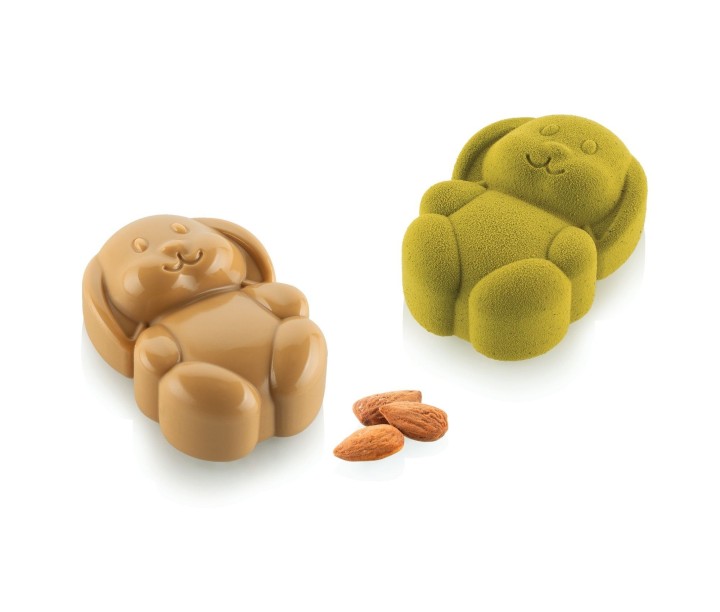 SILIKOMART silikona kēksiņu cepamā forma  "Rabbit", 8 x 70 ml (viso: 560 ml) | 2