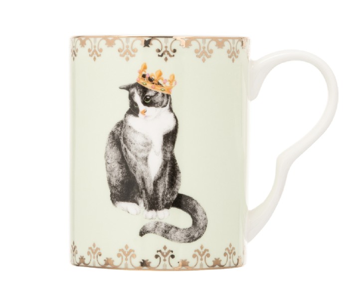 YVONNE ELLEN porcelāna krūze "Cat" 350 ml | 1