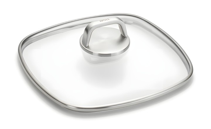 WOLL četrstūrains stikla vāks "Diamond Lite Pro Safety Glass" 26 x 26 cm | 1