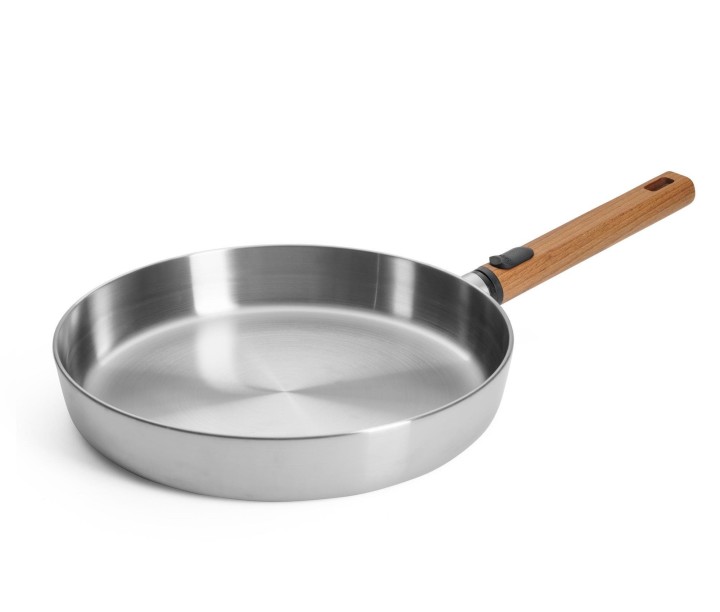 Nerūsējošā tērauda panna WOLL "Logic steel Induction" Ø 28 cm | 1