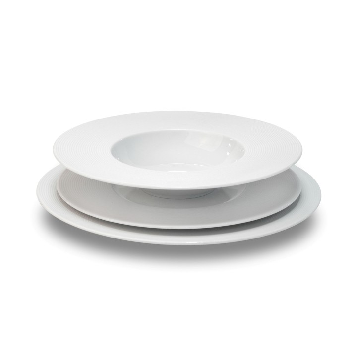 MEDARD DE NOBLAT porcelāna trauku komplekts "Batik", 18 gab.  | 1