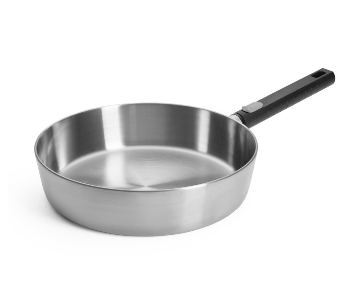 Nerūsējošā tērauda panna WOLL "Logic steel Induction" Ø 28 cm | 1