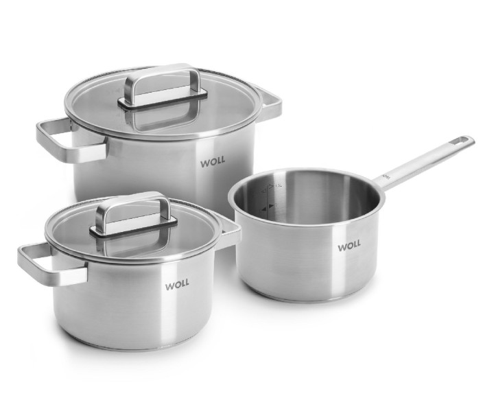 WOLL katlu komplekts "Steel", 5-u daļu  | 1
