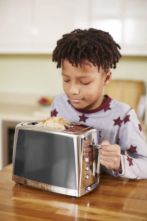 "Russell Hobbs" tosteris "Luna Compact-Moonlight Grey" 23221-56  | 3
