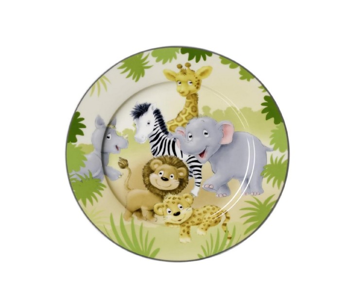 RITZENHOFF & BREKER porcelāna bērnu trauku komplekts "Afrikatiere", 3 daļas  | 4