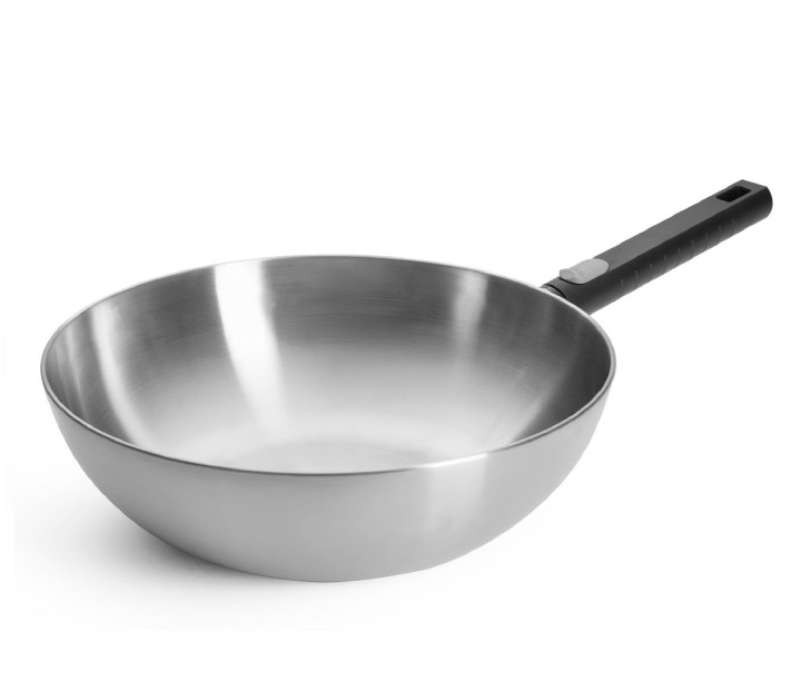 Nerūsējošā tērauda panna WOLL "Logic steel Induction",WOK, Ø 30 cm Ø 30 cm | 1