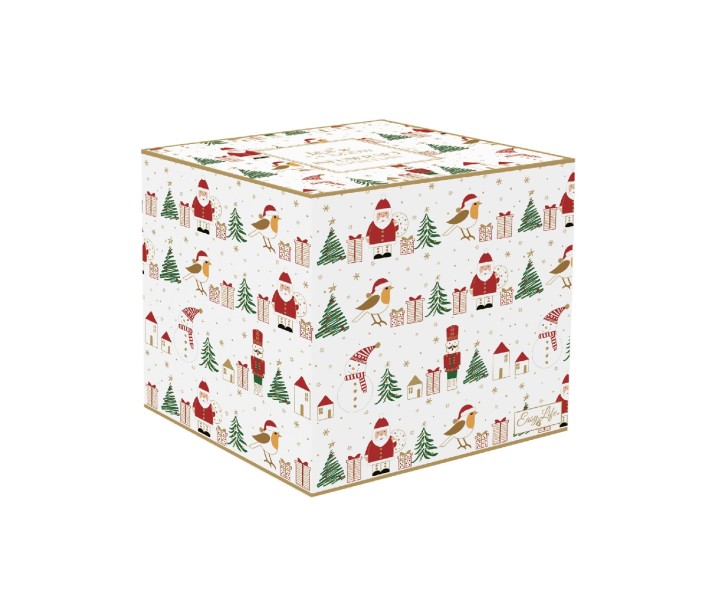 EASY LIFE porcelāna krūze ar vāciņu un sietiņu "Let it snow" 450 ml | 2