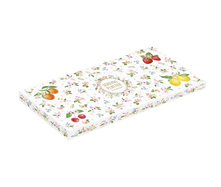 EASY LIFE porcelāna servēšanas šķīvis "Fancy Fruit", 34 x 15 cm  | 3