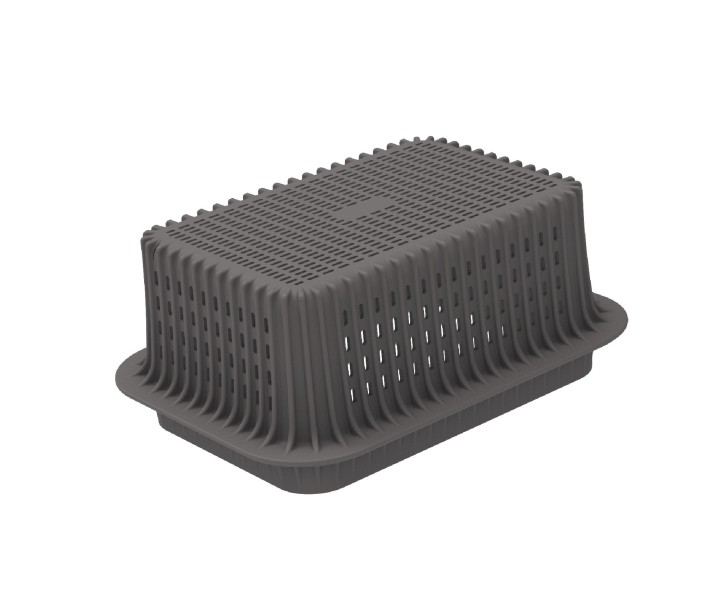 SILIKOMART silikona cepšanas forma karstā gaisa fritēšanai "Silfry bread" 15 x 10 x 7,5 cm | 4