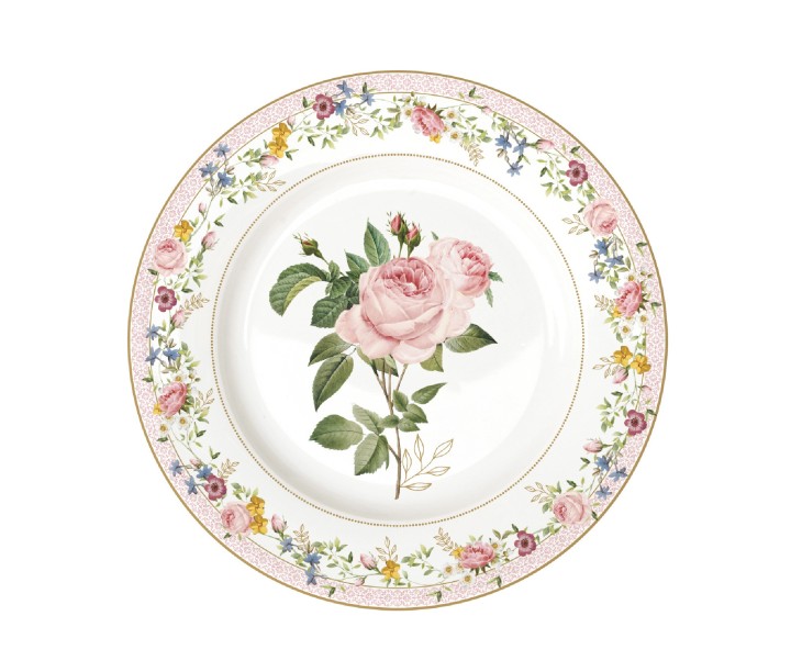 EASY LIFE porcelāna šķīvis "Chant des Roses"  | 1